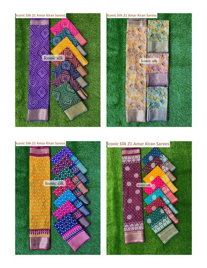 Iconic Silk 21 Amar Kiran Sarees Exporter India