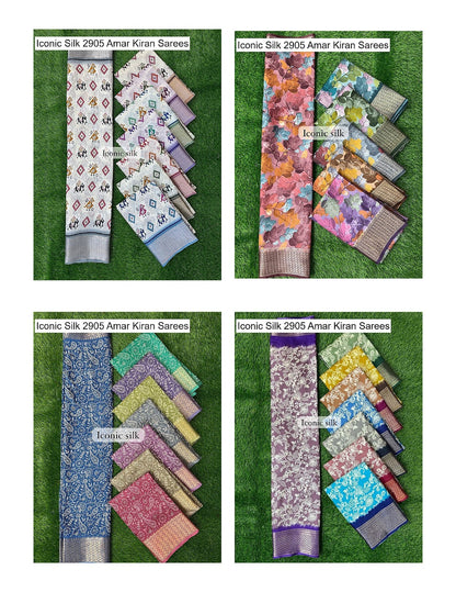 Iconic Silk 2905 Amar Kiran Soft Dola Sarees Wholesale