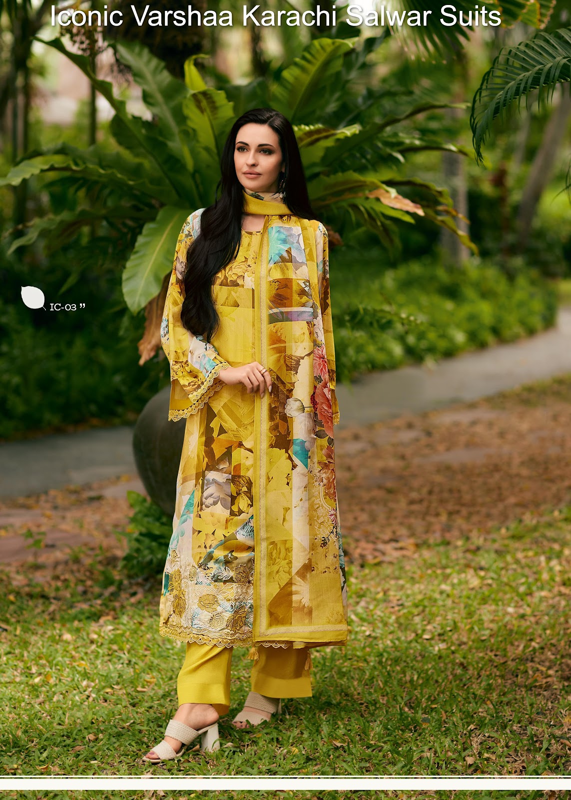 Iconic Varshaa Viscose Cotton Karachi Salwar Suits Wholesaler Ahmedabad