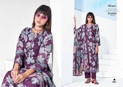 Iconic Vol 2 Sargam Prints Muslin Pant Style Suits Supplier India