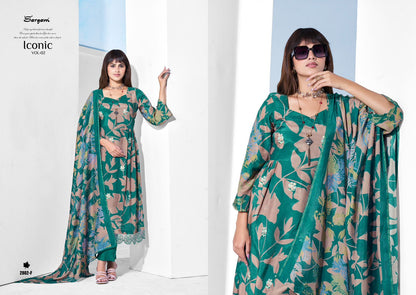 Iconic Vol 2 Sargam Prints Muslin Pant Style Suits Supplier India