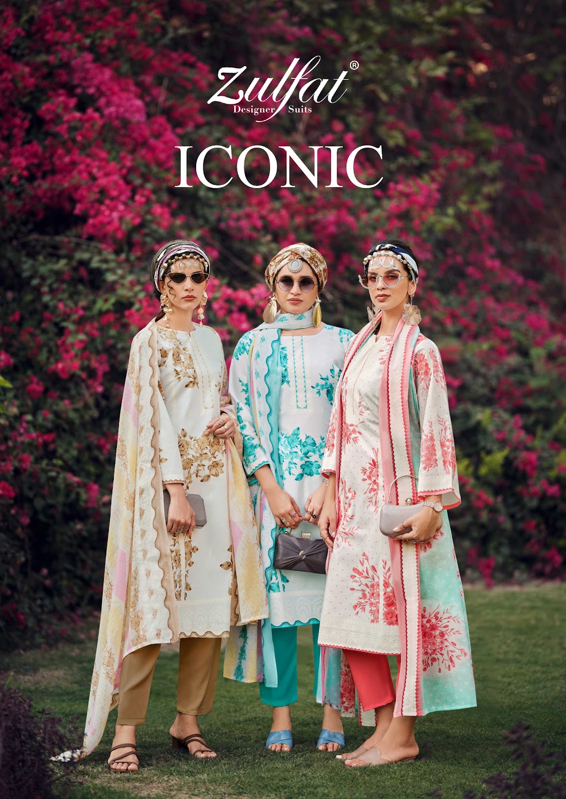 Iconic Zulfat Designer Cotton Karachi Salwar Suits Wholesale Price