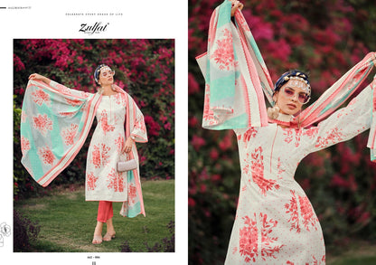 Iconic Zulfat Designer Cotton Karachi Salwar Suits Wholesale Price