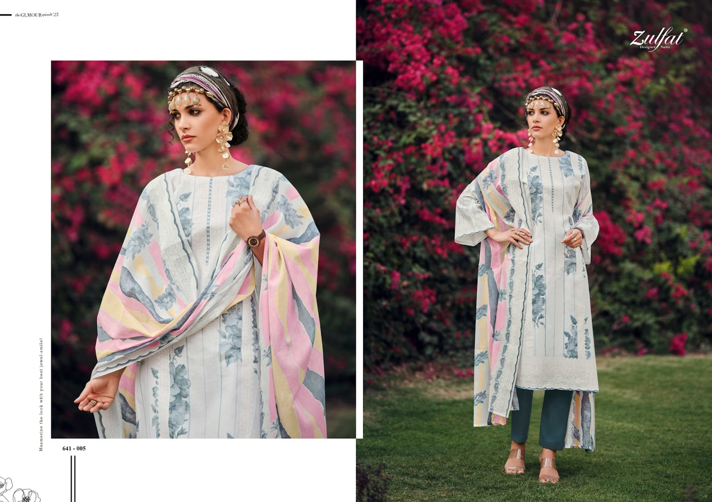 Iconic Zulfat Designer Cotton Karachi Salwar Suits Wholesale Price