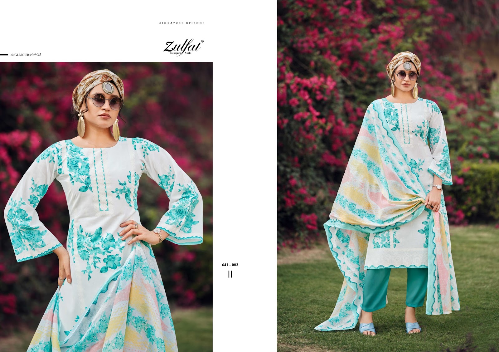 Iconic Zulfat Designer Cotton Karachi Salwar Suits Wholesale Price