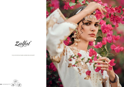 Iconic Zulfat Designer Cotton Karachi Salwar Suits Wholesale Price
