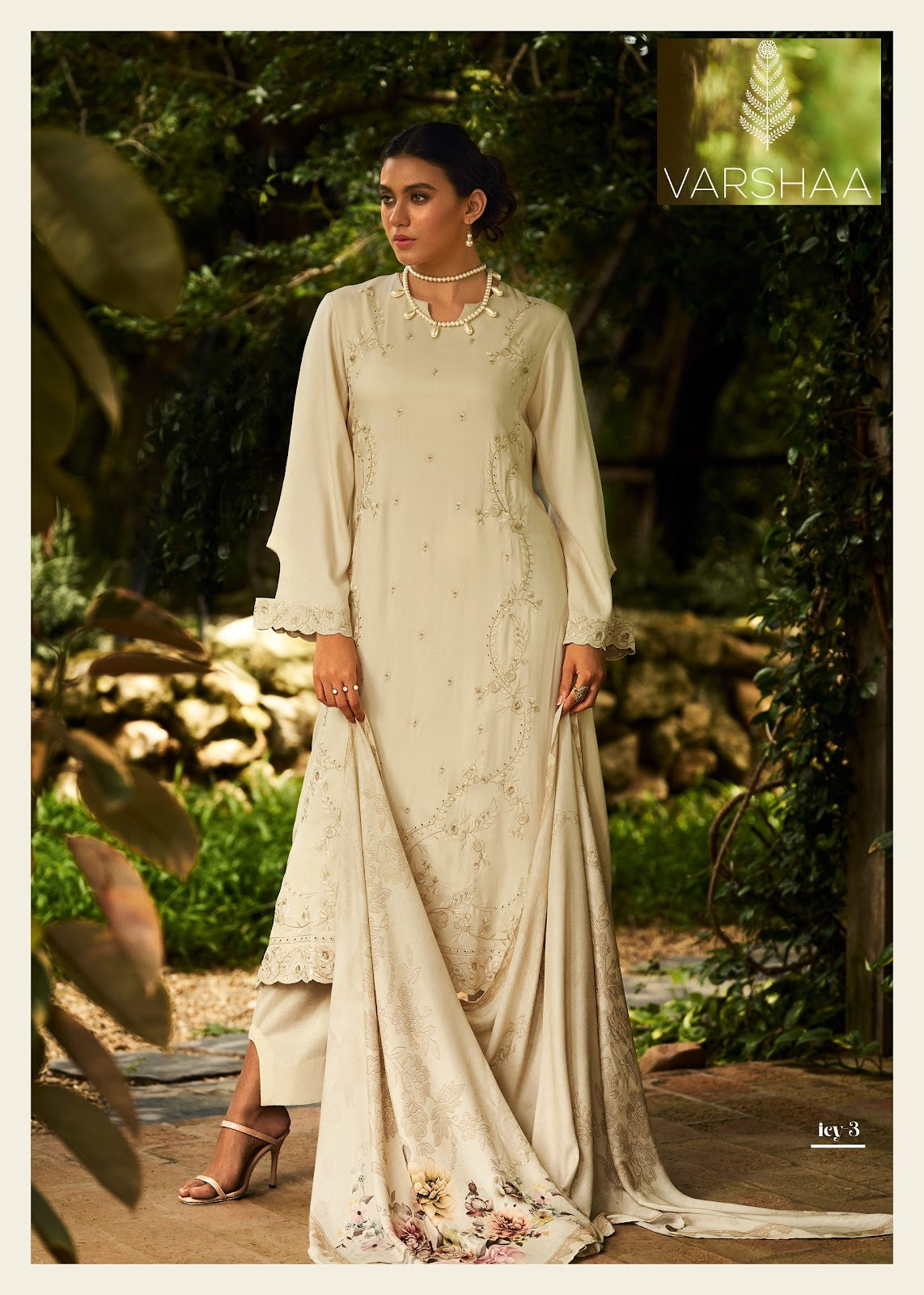 Icy Petals Varshaa Viscose Pant Style Suits Supplier Ahmedabad
