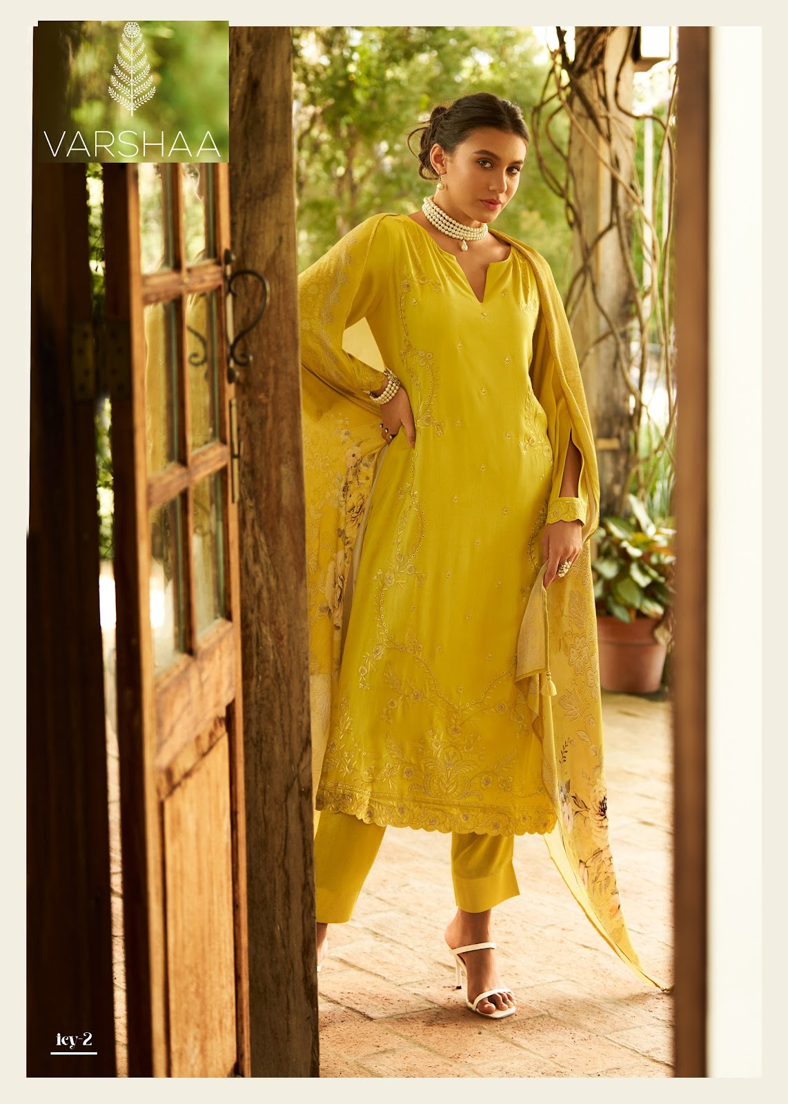 Icy Petals Varshaa Viscose Pant Style Suits Supplier Ahmedabad