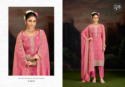 Idhika Four Dots Silk Pant Style Suits Exporter Gujarat