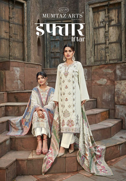 Iftar Muslin Mumtaz Arts Viscose Muslin Karachi Salwar Suits Manufacturer Gujarat