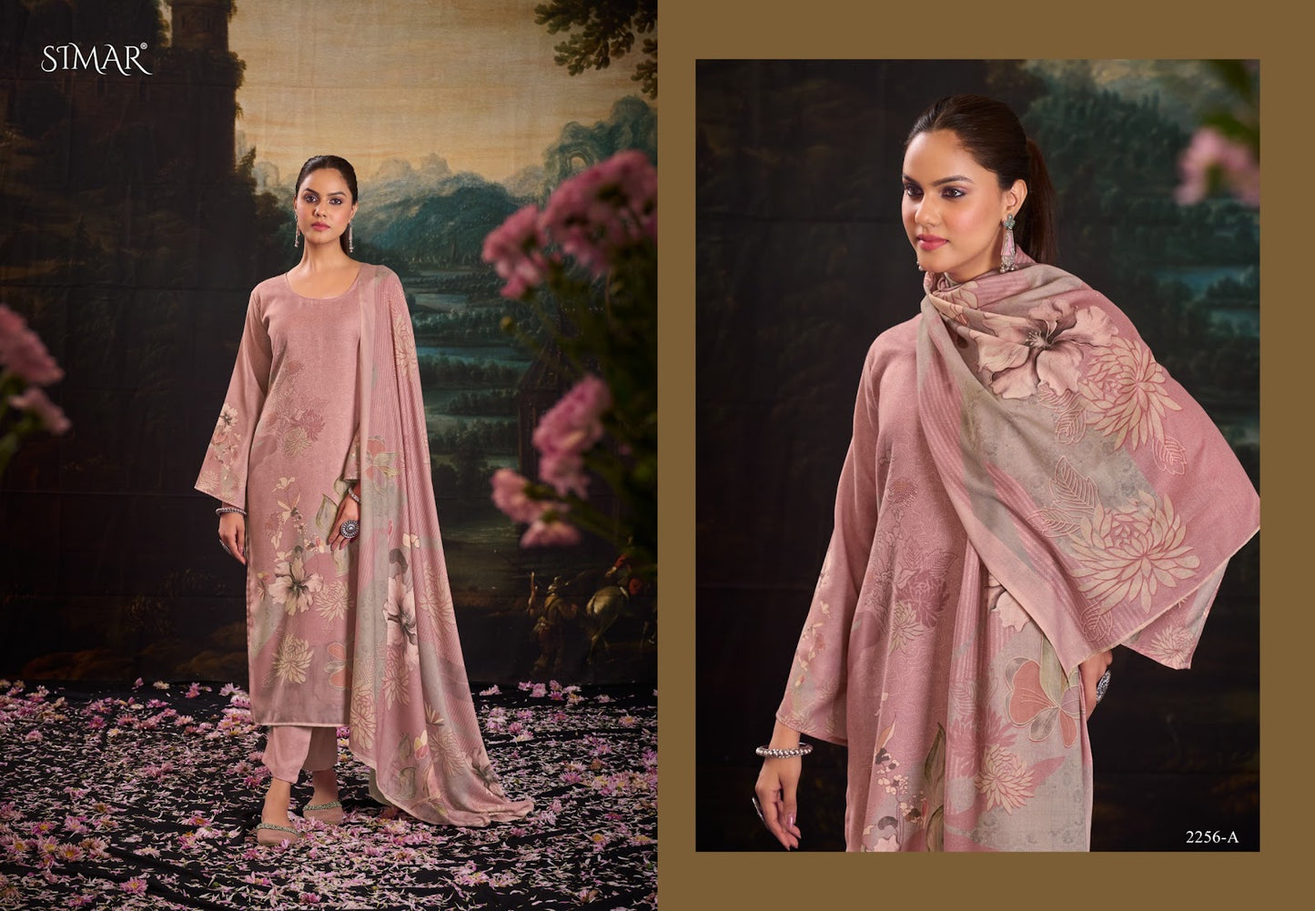 Ihaana Simar Linen Cotton Pant Style Suits Wholesaler India