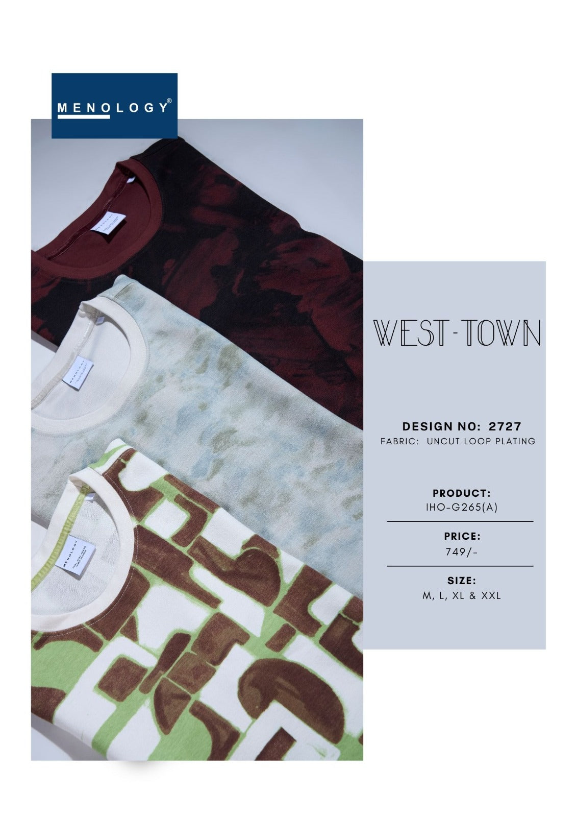 Iho-G265(A) 2728 Menology Loop Mens Tshirts Supplier