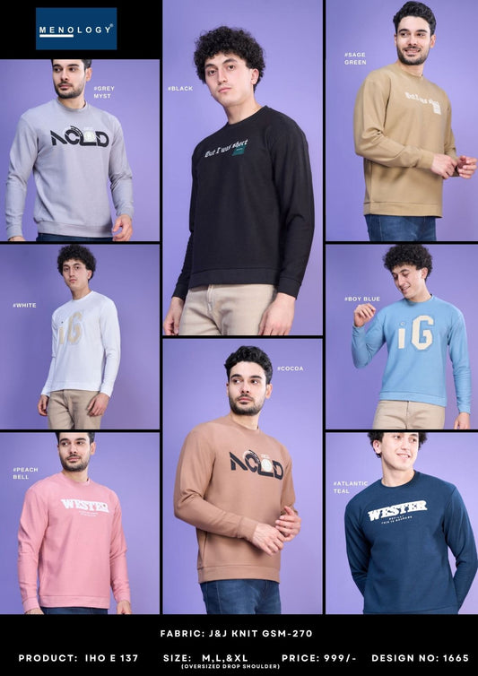 Iho E 137 Menology Knit Mens Tshirts Wholesale Rate