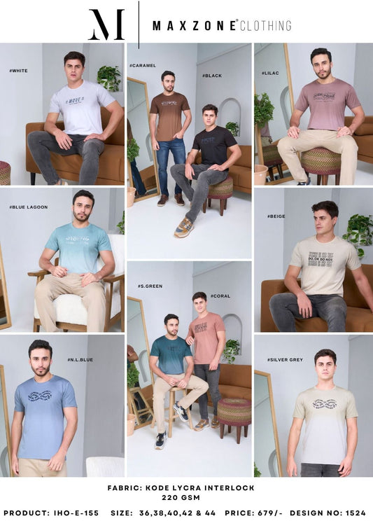 Iho E 155 Maxzone Clothing Lycra Mens Tshirts Exporter Gujarat