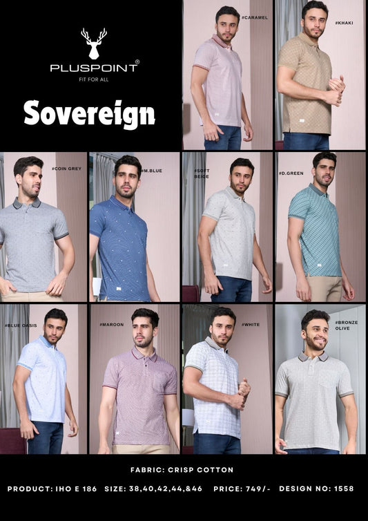 Iho E 186 Pluspoint Cotton Mens Tshirts Wholesale Price