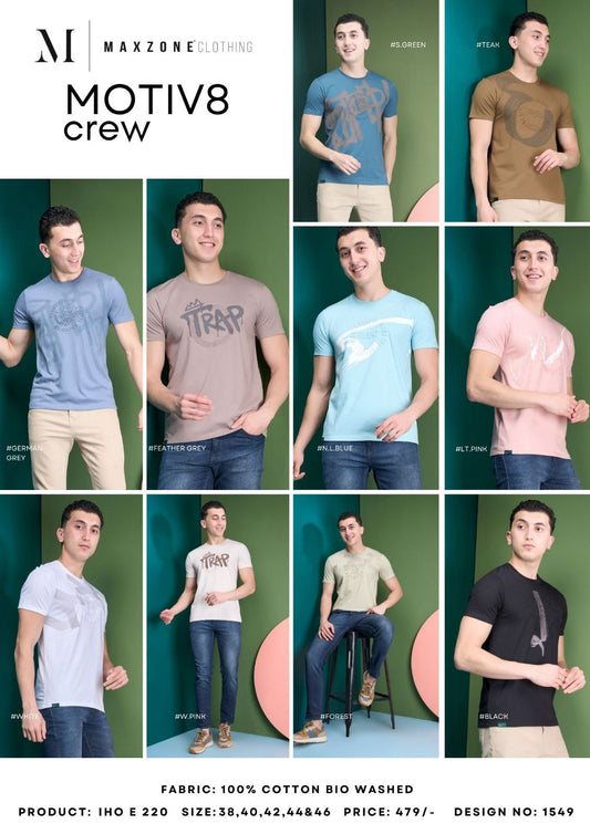 Iho E 220 Maxzone Clothing Cotton Biowashed Mens Tshirts Supplier
