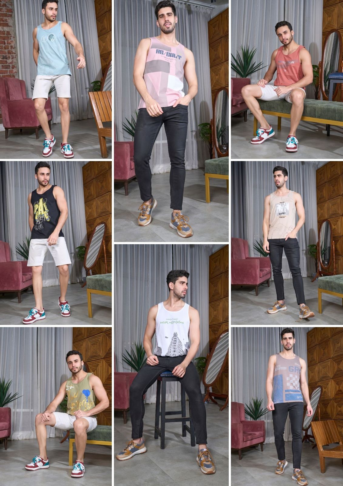 Iho E 223 Maxzone Clothing Mz Bio Cotton Mens Tank Top