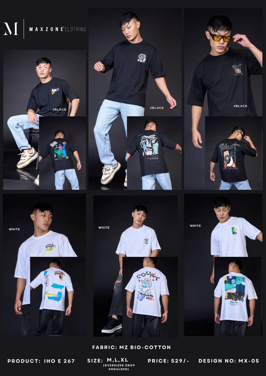 Iho E 267 Maxzone Clothing Mz Bio Cotton Mens Tshirts Exporter India