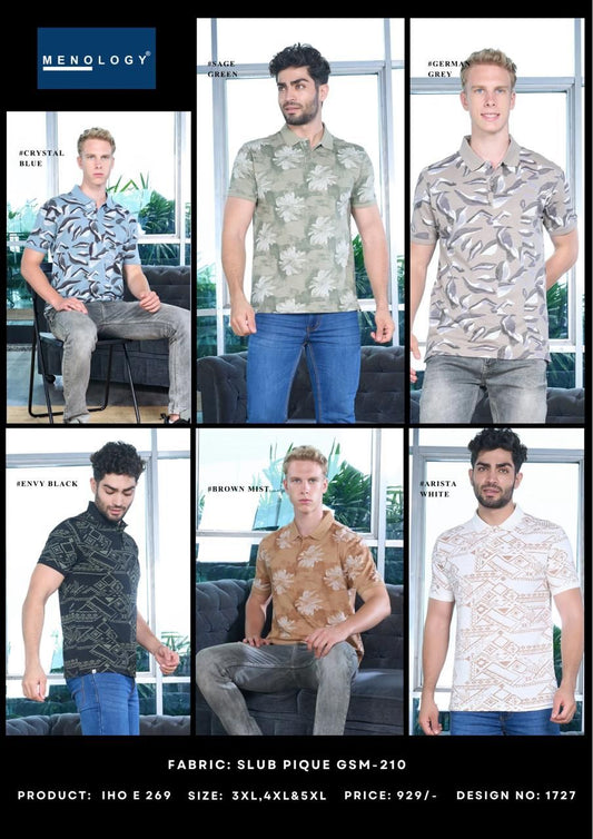 Iho E 269 Menology Pique Mens Tshirts Supplier Gujarat