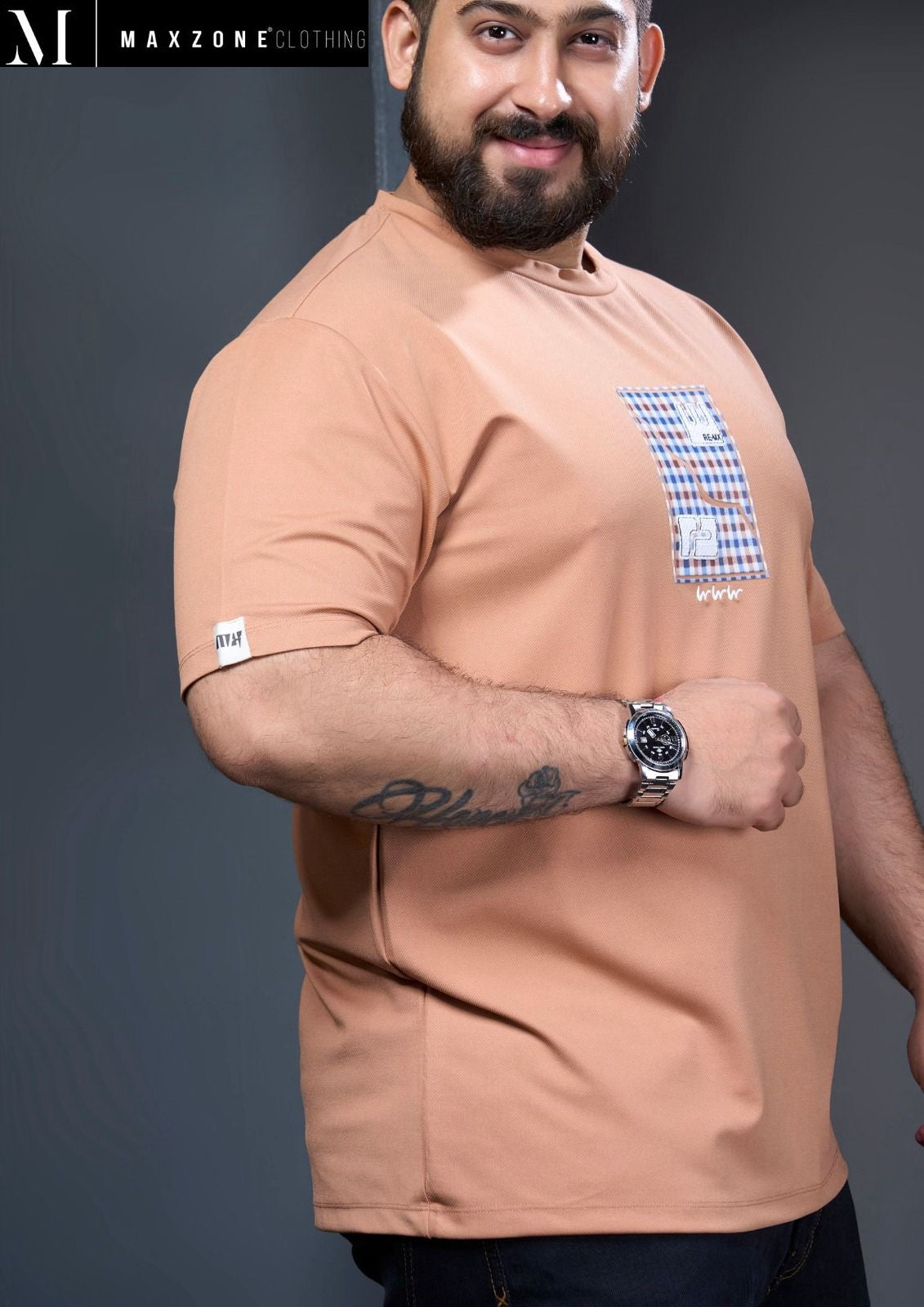 Iho F241 B Design 2229 Maxzone Clothing Twill Mens Tshirts Wholesale Price