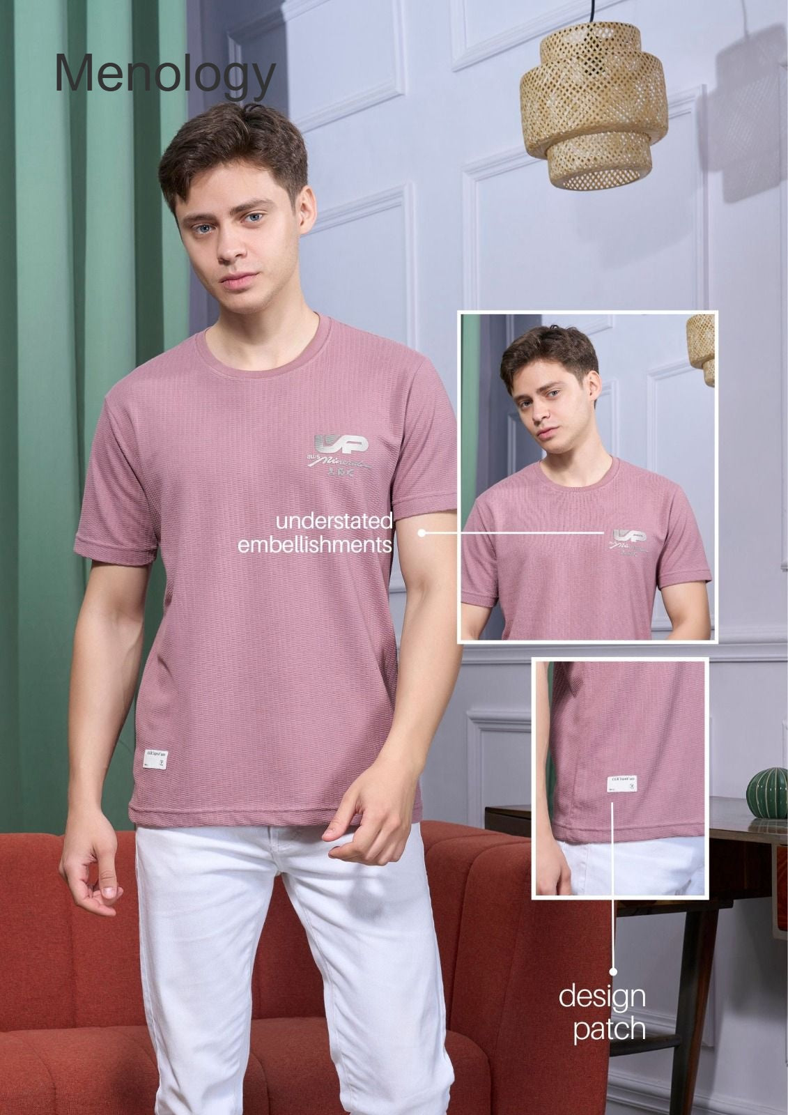 Iho F89 A Menology Knit Mens Tshirts Supplier