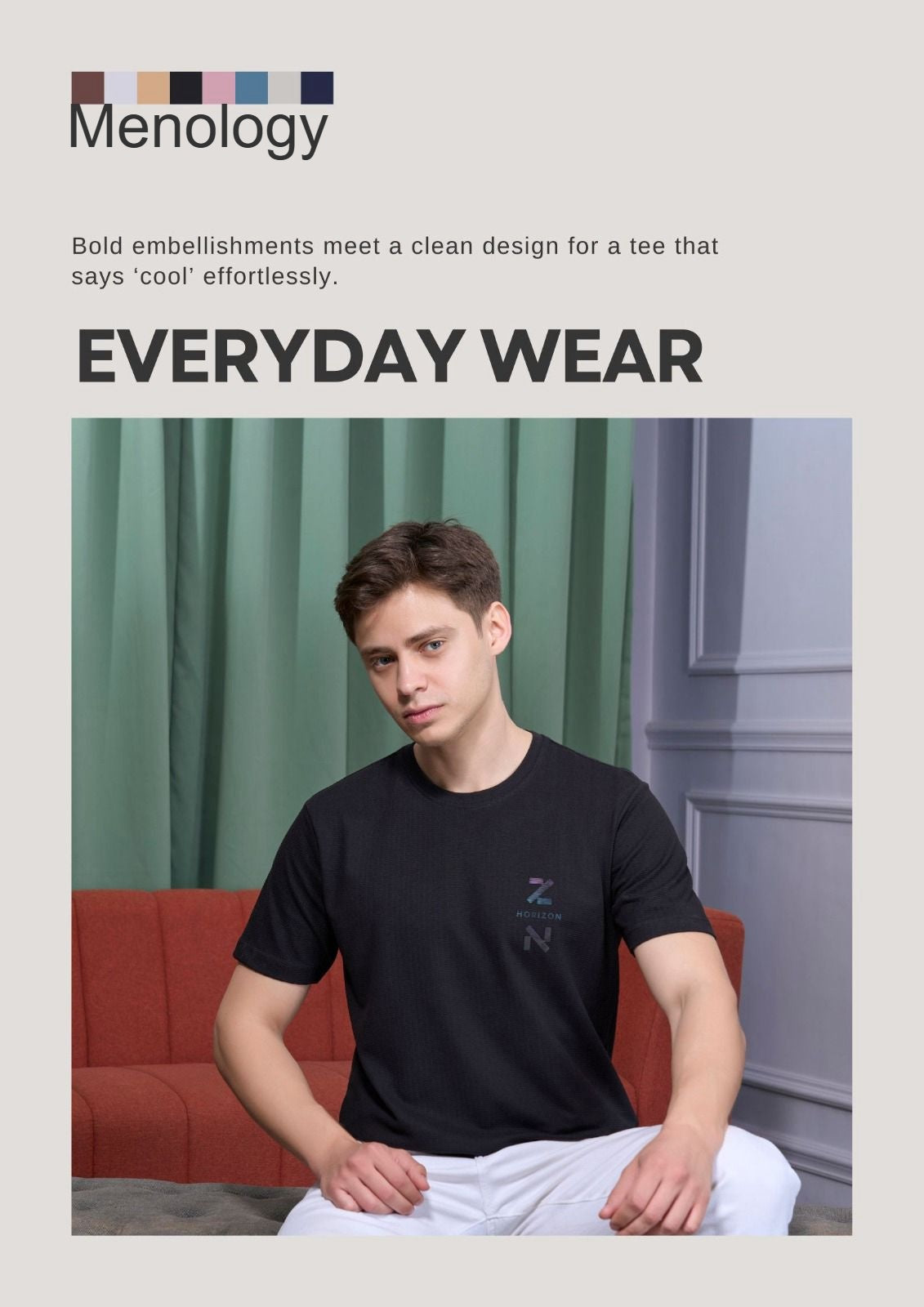 Iho F89 A Menology Knit Mens Tshirts Supplier