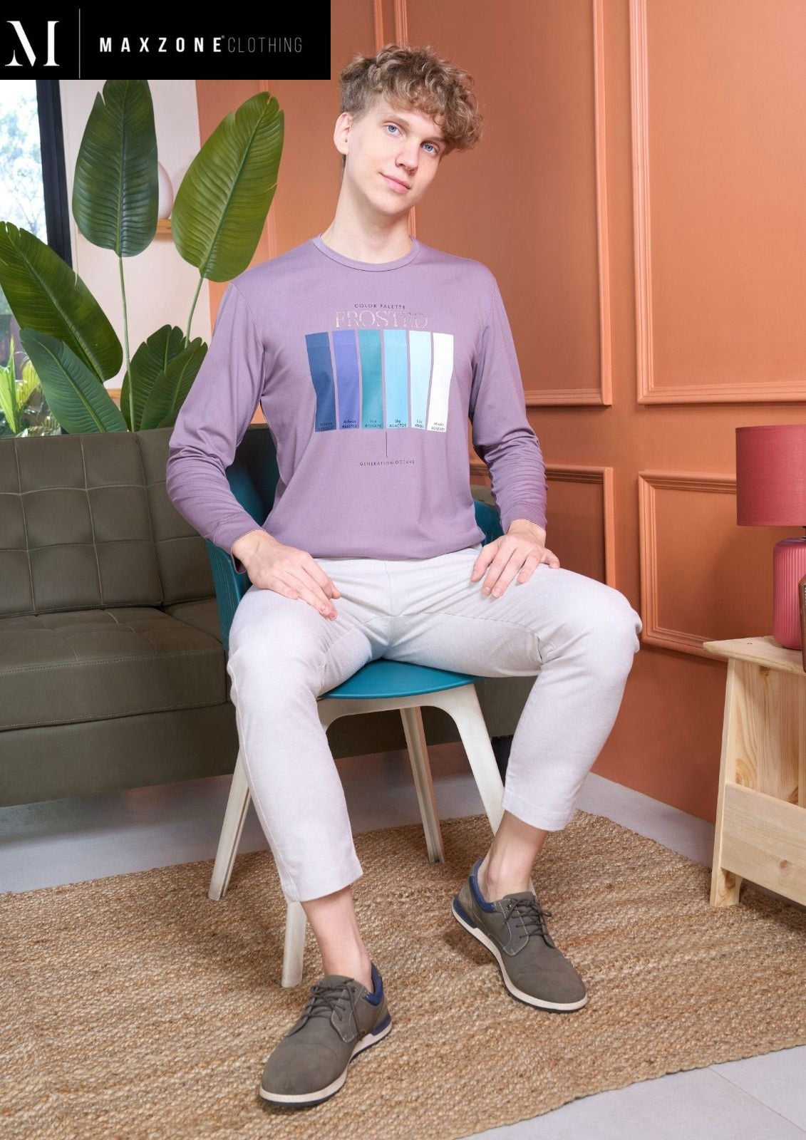 Iho F 120 Maxzone Clothing Tencil Lycra Mens Tshirts Supplier India