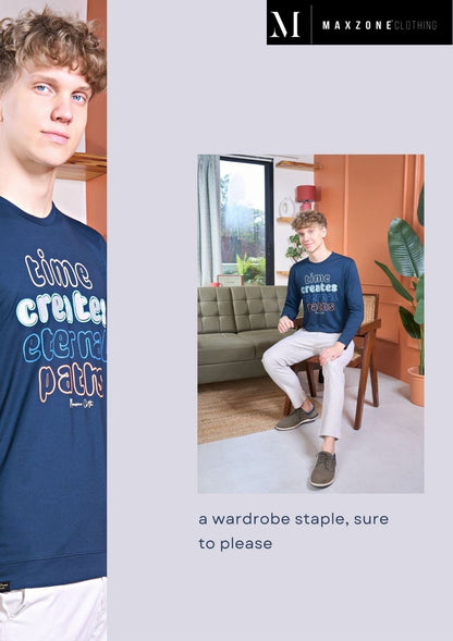 Iho F 120 Maxzone Clothing Tencil Lycra Mens Tshirts Supplier India