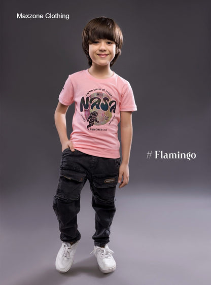Iho F 130 (B) Maxzone Clothing Knit Boys Tshirt Exporter Gujarat