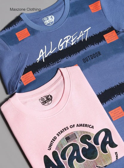 Iho F 130 (B) Maxzone Clothing Knit Boys Tshirt Exporter Gujarat