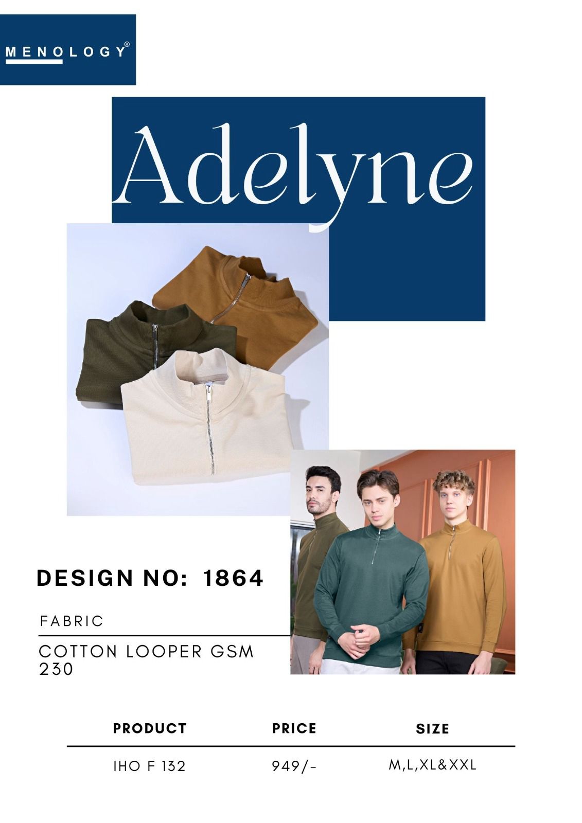 Iho F 132 Menology Cotton Looper Mens Tshirts Wholesaler Ahmedabad