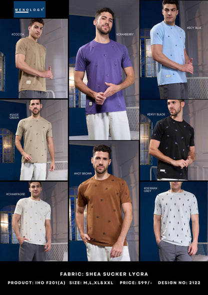 Iho F 201 A Vol 2122 Menology Lycra Mens Tshirts Wholesaler