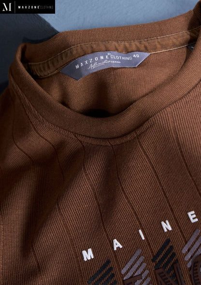 Iho F 203 Maxzone Clothing Knit Mens Tshirts Wholesale Rate