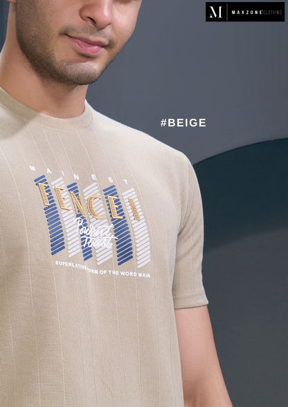 Iho F 203 Maxzone Clothing Knit Mens Tshirts Wholesale Rate