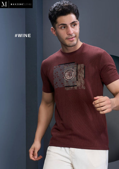 Iho F 203 Maxzone Clothing Knit Mens Tshirts Wholesale Rate