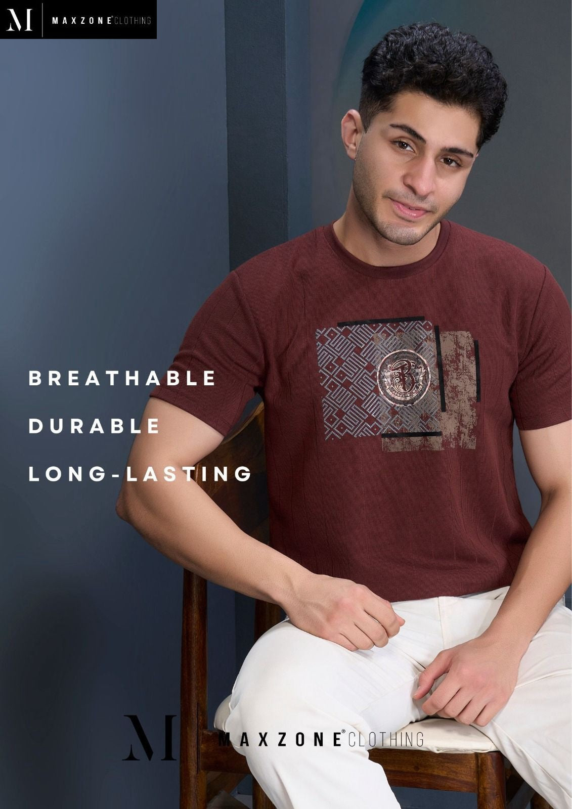 Iho F 203 Maxzone Clothing Knit Mens Tshirts Wholesale Rate