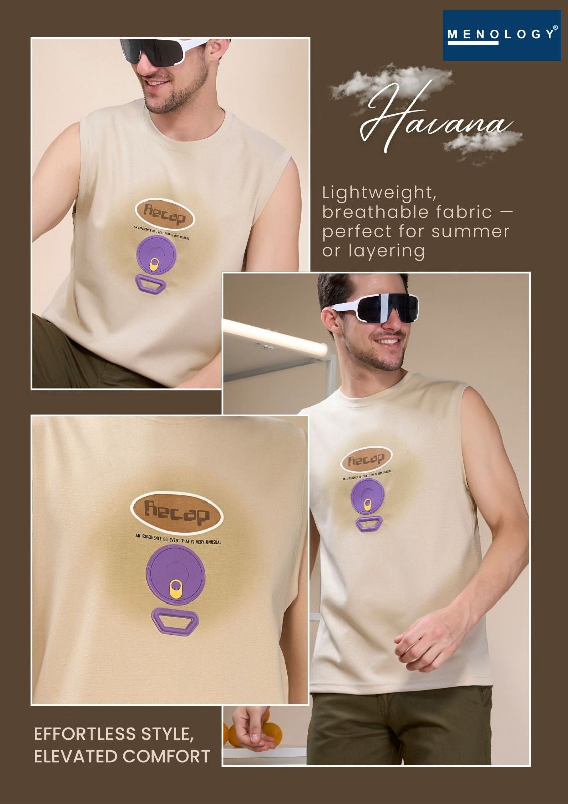 Iho F 226 B Sleeveless Menology Imported Mens Tshirts Exporter