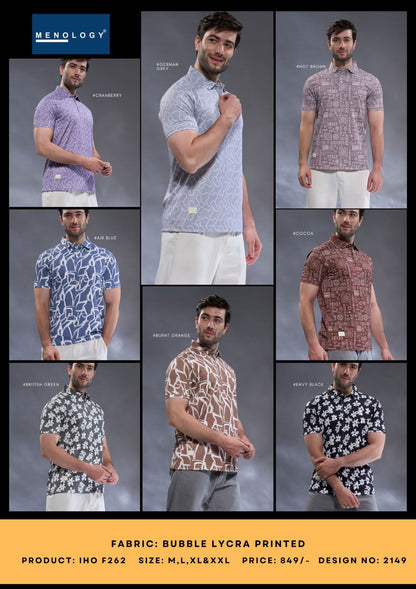 Iho F 262 Menology Lycra Mens Tshirts Manufacturer India