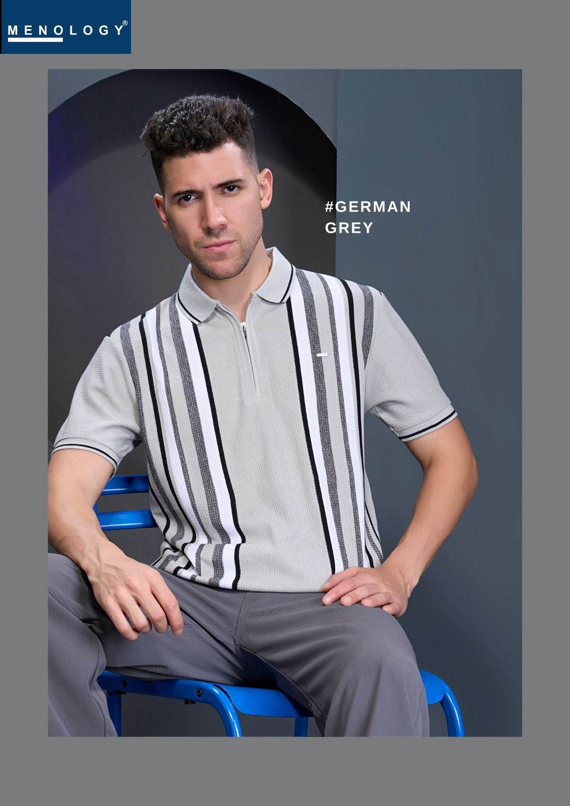 Iho F 278 Menology Vertical Mens Tshirts Wholesale