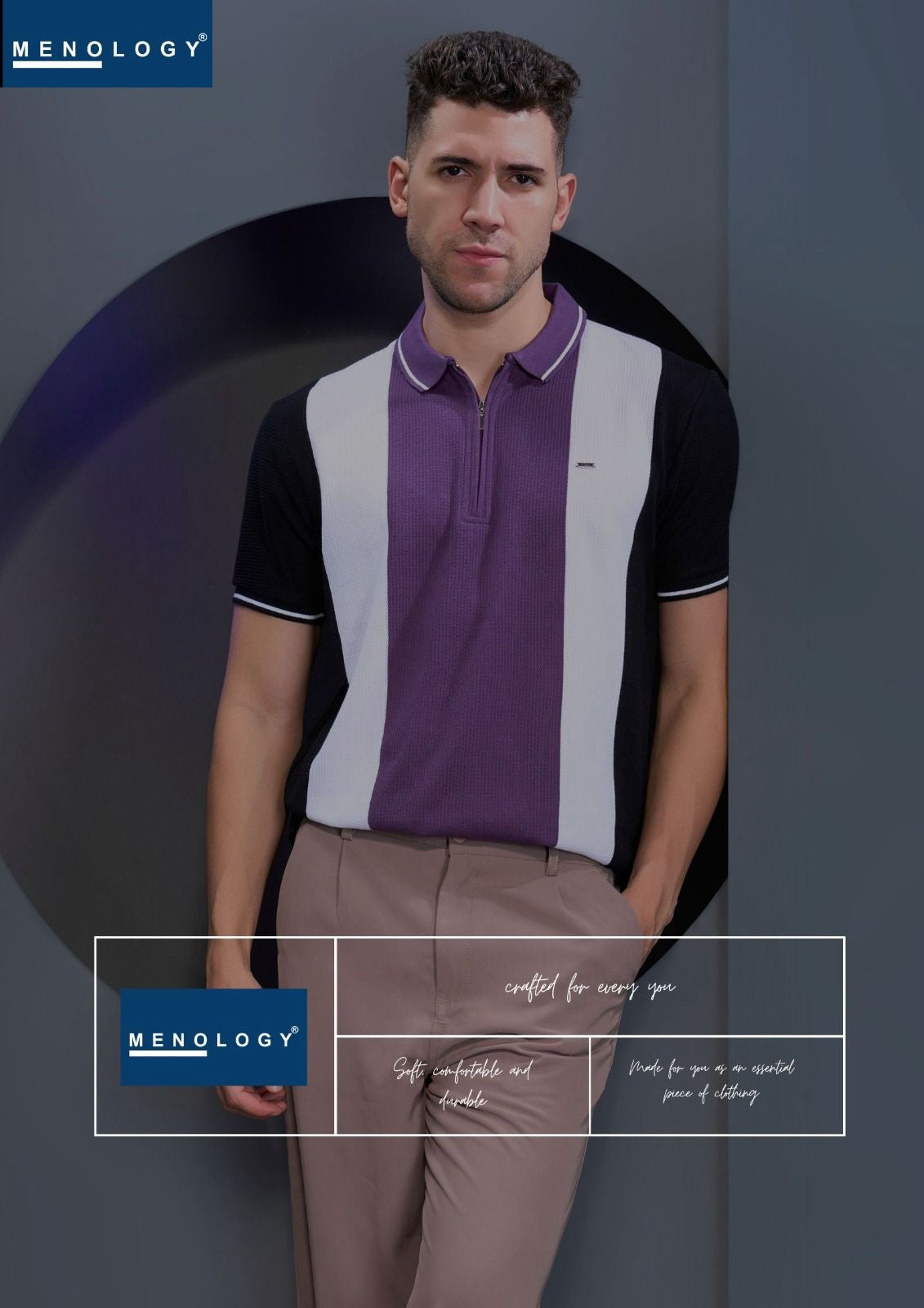 Iho F 278 Menology Vertical Mens Tshirts Wholesale