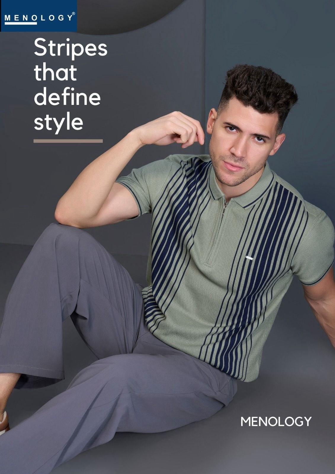 Iho F 278 Menology Vertical Mens Tshirts Wholesale