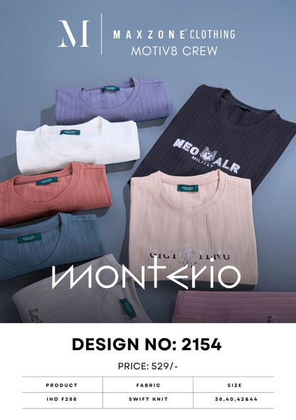 Iho F 288 Design 2154 Menology Knit Mens Tshirts Wholesaler