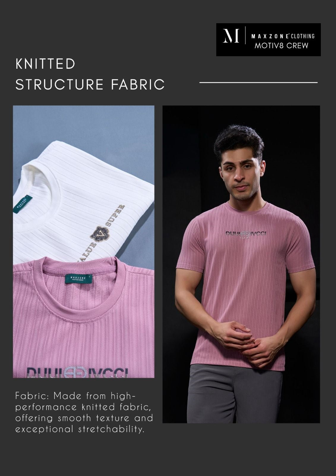 Iho F 288 Design 2154 Menology Knit Mens Tshirts Wholesaler