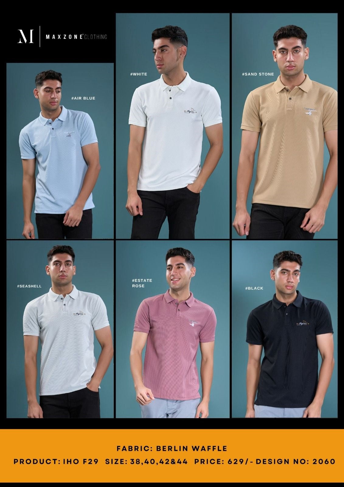 Iho F 29 Dn 2060 Maxzone Clothing Berlin Mens Tshirts Manufacturer India