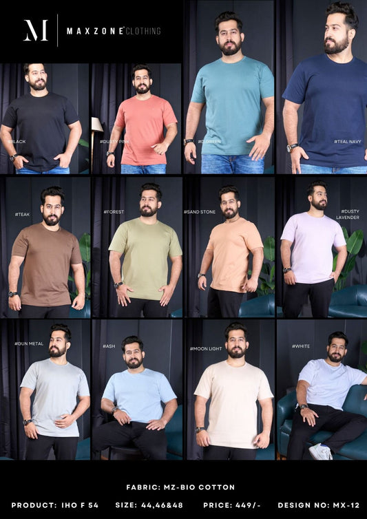 Iho F 54 Maxzone Clothing Mz Bio Cotton Mens Tshirts Exporter