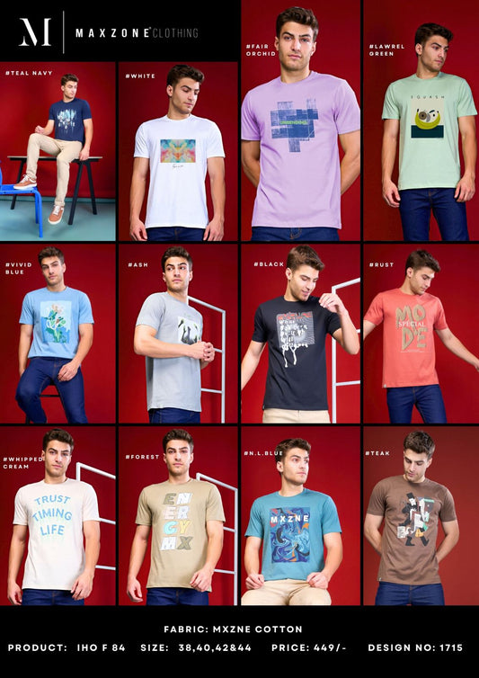 Iho F 84 Maxzone Clothing Cotton Mens Tshirts Supplier