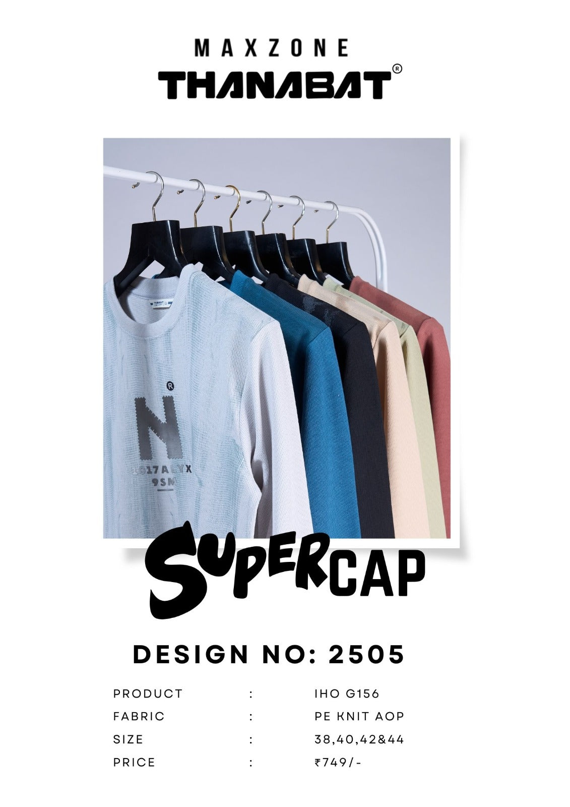 Iho G156 Dn 2505 Maxzone Clothing Knit Mens Tshirts Exporter Ahmedabad