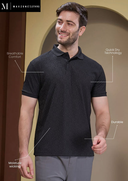 Iho G208 Dn 2587 Maxzone Clothing Honey Comb Mens Tshirts Supplier