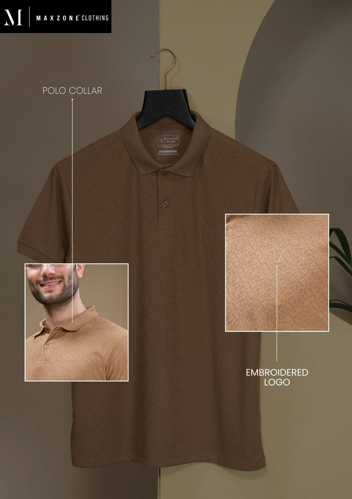 Iho G208 Dn 2587 Maxzone Clothing Honey Comb Mens Tshirts Supplier