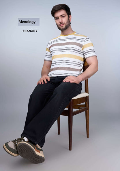 Iho G285 Dn 2643 Menology Auto Stripes Mens Tshirts Wholesale Price